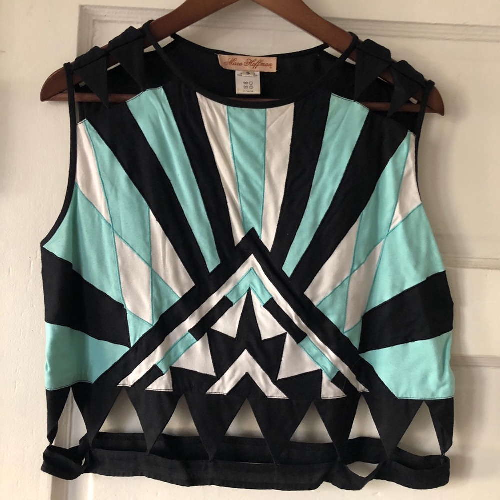Mara Hoffman Cutout Crop Top